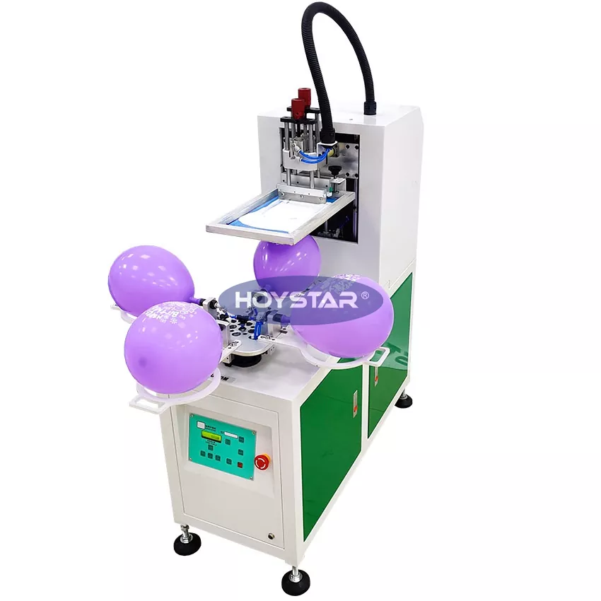 1 Color Balloons Screen Printing Machine with 4 Station