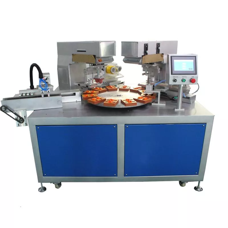 Automatic 2 Color Pad Printer With Conveyor