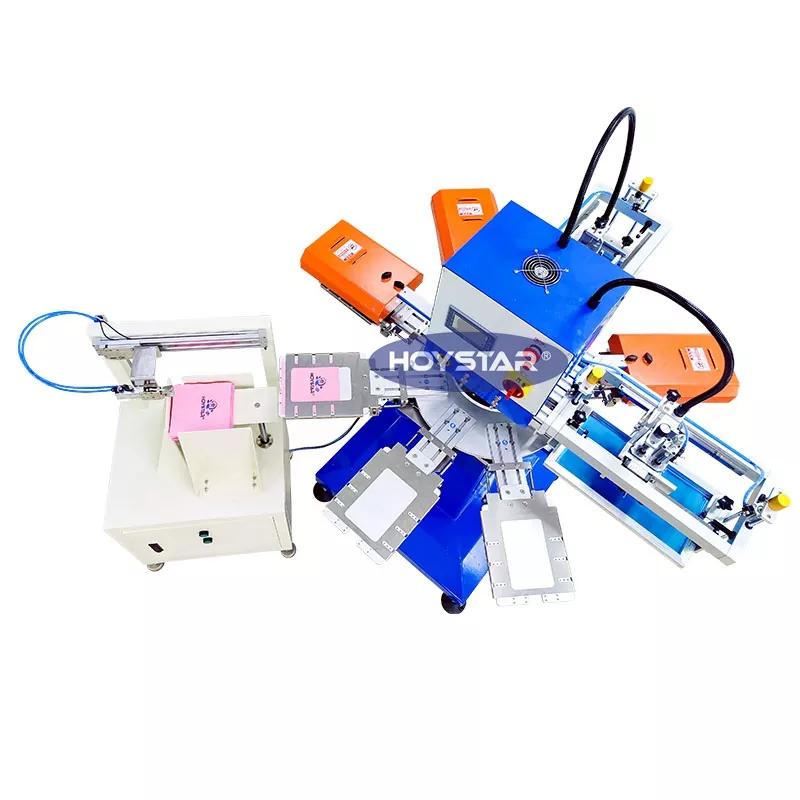 Automatic 2 Colors Napkin Screen Printing Machine