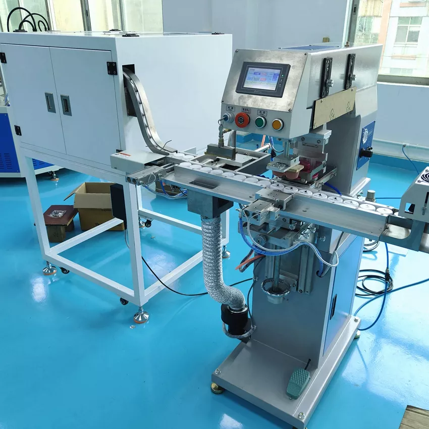 Full Automatic 1 Color Pad Printing Machine for Bottle Caps